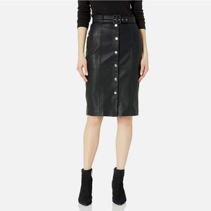 Belted Midi Skirt